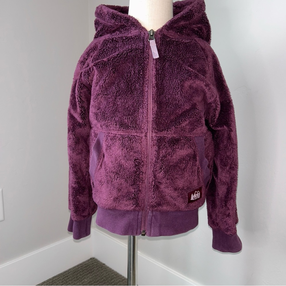 Girls REI Cozy Fleece Jacket. EUC! Size 4T